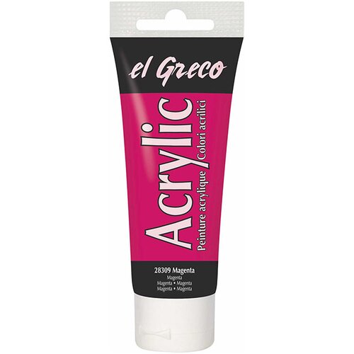  Akrilna boja el greco 75 ml magenta Cene