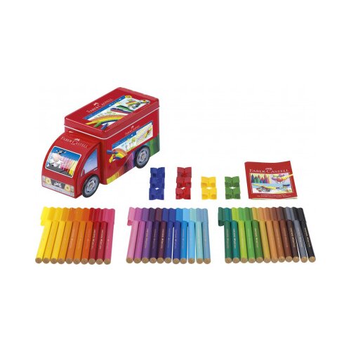 Faber-Castell Flomastri Connector pločevinasti avto - 33kosov Cene