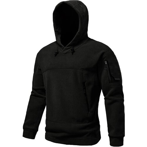 Dewberry 60343 Warm Outdoor Hooded Mens Fleece-BLACK Cijene