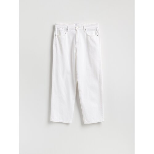 Reserved Loose traperice - krem Cijene