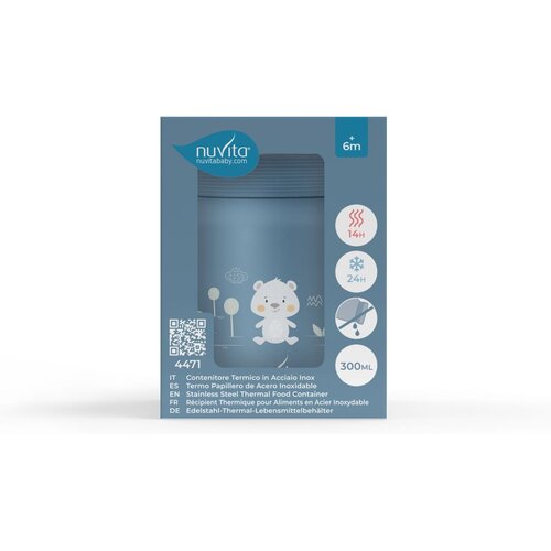 Nuvita termo posoda 4471 300ml blue Slike