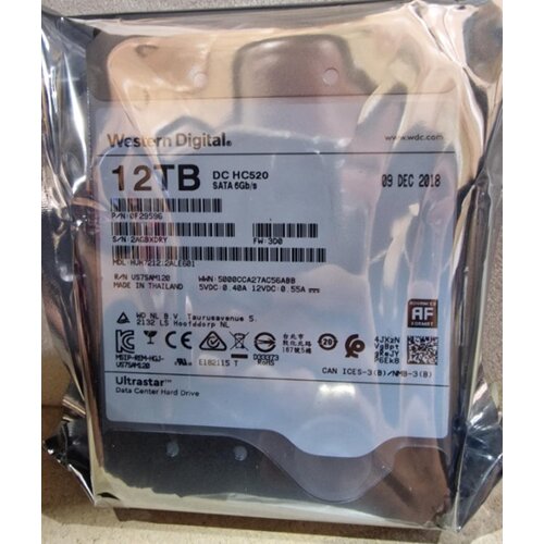 Western Digital HDD 3.5 * 12TB HUH721212ALE601 Ultrastar 7200rpm 256MB SATA3 (DAHUA Compatible)(15999) Cene