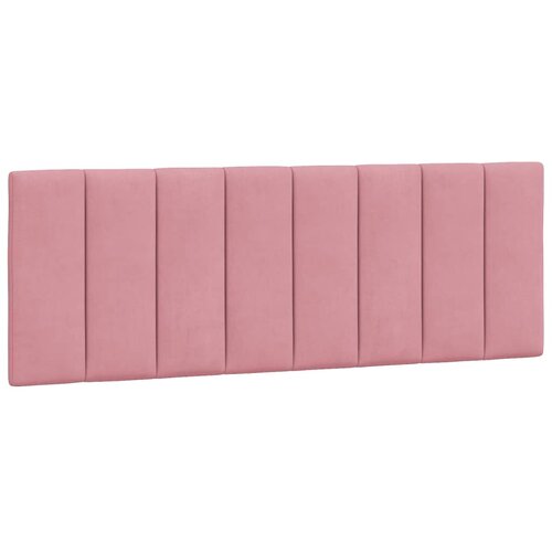 vidaXL Vzglavna stranica roza 120 cm žamet, (21059165) Cene