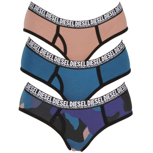 Diesel Set of three women&amp;#039;s panties in pink and blue Color - Women Slike