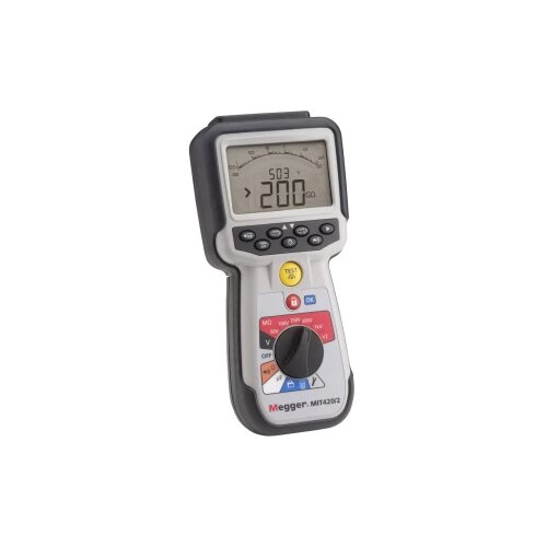 Megger Mjerač izolacije MIT420/2 50 V, 100 V, 250 V, 500 V, 1000 V 200 G&amp;Omega; Kalibriran po Tvornički standard (vlastiti) Slike