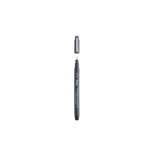 Pentel fineliner pointliner crni 0,2 ( p.s20p02 ) Cene