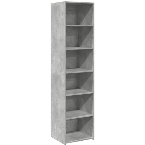 Maison Chic Visoka omara - Komoda - Predalnik betonsko siva 45x41x185 cm inženirski les, (21722638) Slike