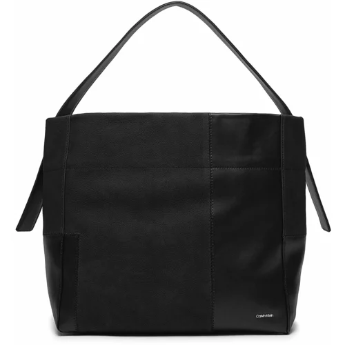 Calvin Klein Ročna torba Texture Block Large Shopper K60K611670 Ck Black BEH