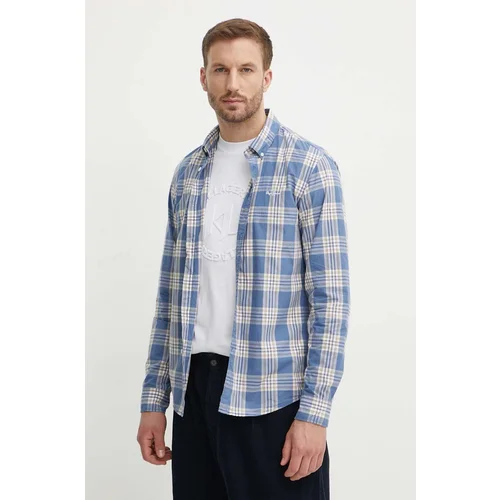 PepeJeans Pamučna košulja MARKLE za muškarce, regular, s button-down ovratnikom, PM308558