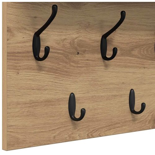  Vje&amp;scaron;alica za kapute na zidu Umjetnički hrast 100 x 40 x 12 cm Slike