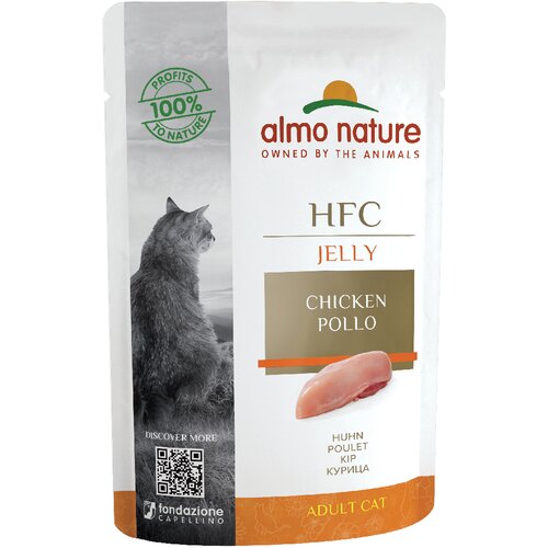 HFC Almo Nature Jelly vrečke 6 x 55 g - Pi&amp;scaron;čanec Slike