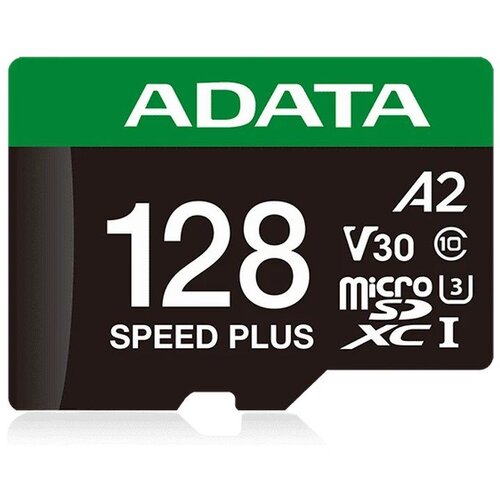 A DATA microSD U3, V30, 180/160MBs, 128GB UD128GUI3V30A2SP-RA1 Slike