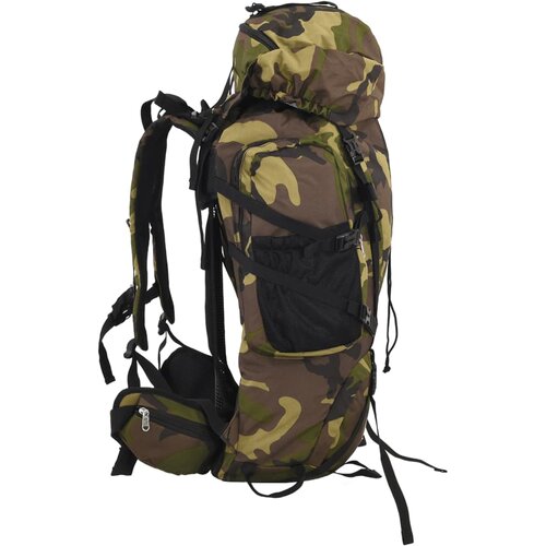  Ruksak za planinarenje maskirno zelena 100 L od tkanine Oxford Slike