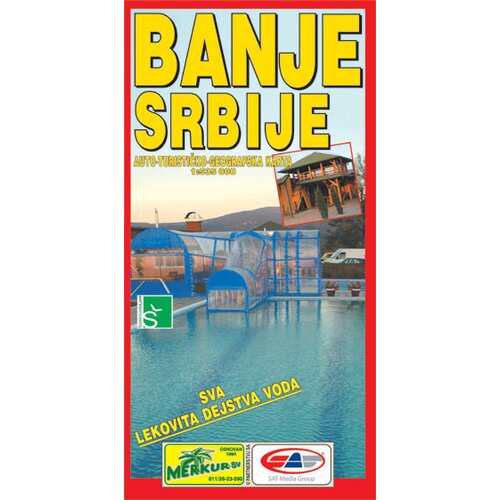 MERKUR-SV d.o.o. Merkur-SV Banje Srbije, Turistička karta Slike