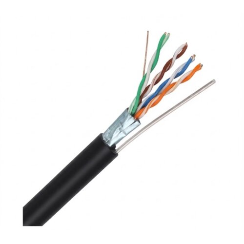 ExeLink Kabl FTP cat 6 CCA outdoor sa čeličnom sajlom 305m Slike