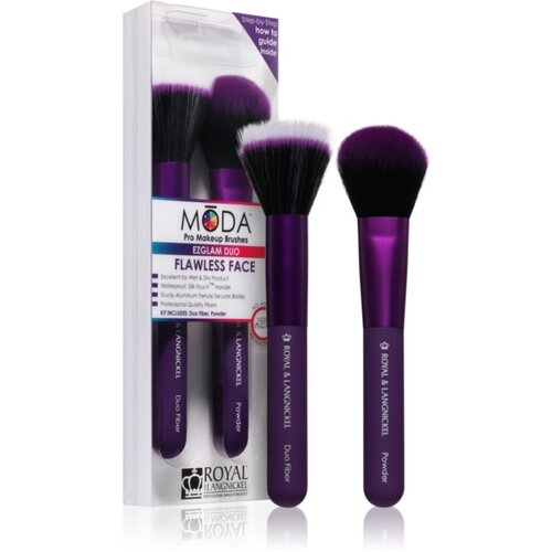 Royal and Langnickel MŌDA EZGLAM DUO Flawless Face set čopičev Slike