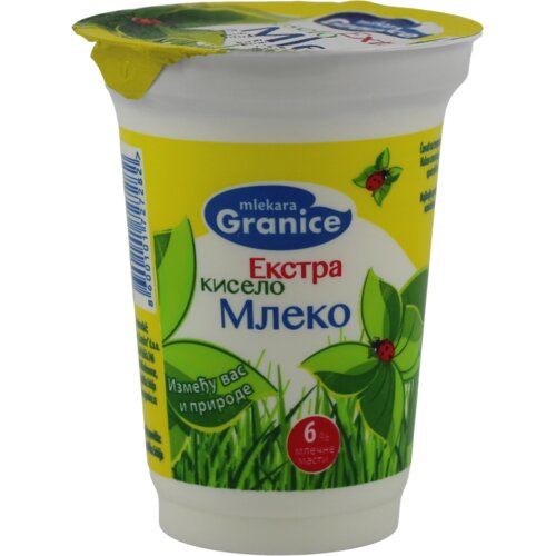 Mlekara Granice extra kiselo mleko 6%mm 180g Cene