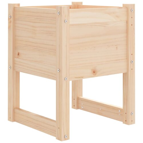 Maison Chic Visoka greda - Greda - Cvetlični Lonec 40x40x52,5 cm trdna borovina, (21789837) Cene