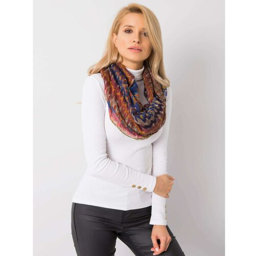Fashion Hunters Cobalt-burgundy scarf Cene