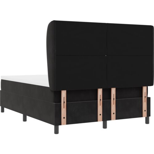 Box Spring Krevet s Madracem Crni 160x200 cm Bar&amp;scaron;un Slike