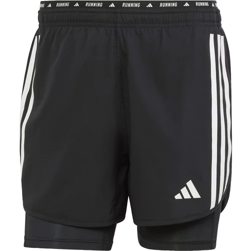Adidas Športne hlače črna / bela
