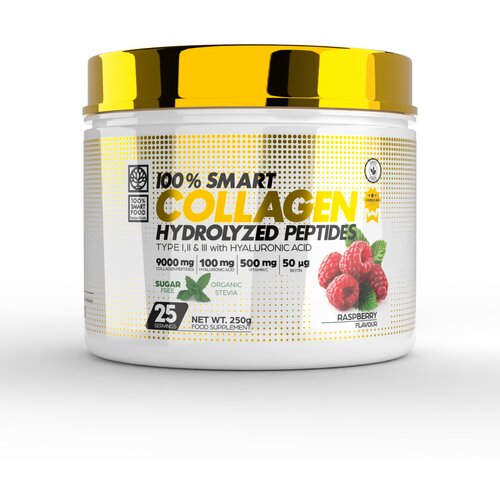 100% Smart Collagen Hydrolyzed Peptides - 250 g - Raspberry Cijene