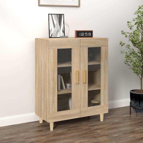  Komoda boja hrasta sonome 69,5x34x90 cm od konstruiranog drva Slike