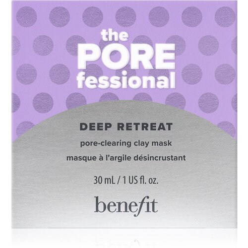 Benefit The POREfessional Deep Retreat Mini čistilna maska za obraz iz ilovice za raz&amp;scaron;irjene pore 30 ml Slike