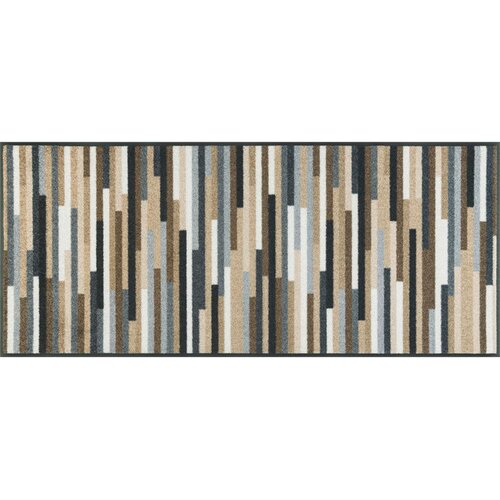 wash+dry PREDPRAŽNIK Mikado Stripes 60/140 cm potiskano rjava, siva, bež Cene