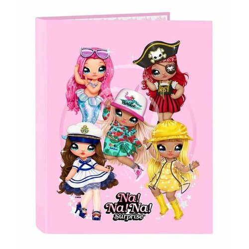  s prstenovima Sparkle Na! Na! Na! Svetlo roza 26,5 x 33 x 4 cm Slike