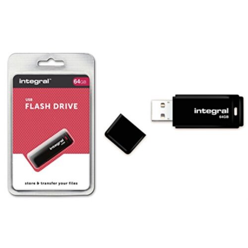 Integral BLACK 64GB USB2.0 spominski ključek Cene