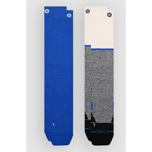 Stance Dook Mid Poly Snow 2 Pack Funkcijske nogavice blue Slike
