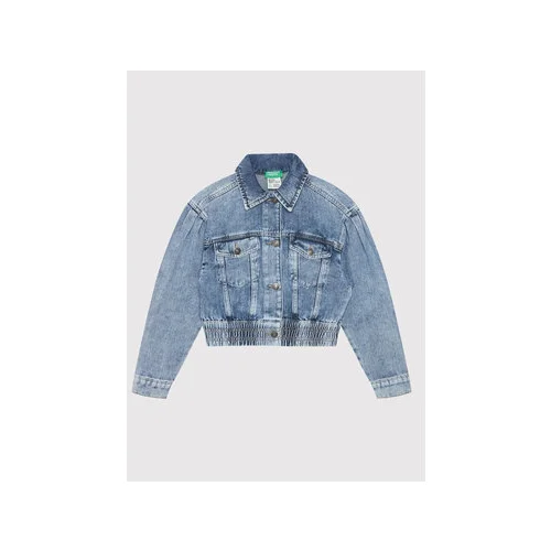 United Colors Of Benetton Jeans jakna 2UGJCN00A Modra Regular Fit
