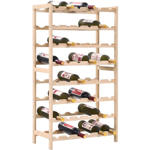 VidaXL Stojalo za vino iz cedrovine 57,5x28x102 cm Slike