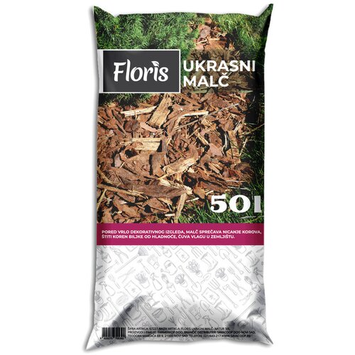 Floris ukrasni malč- natur 50l Cene