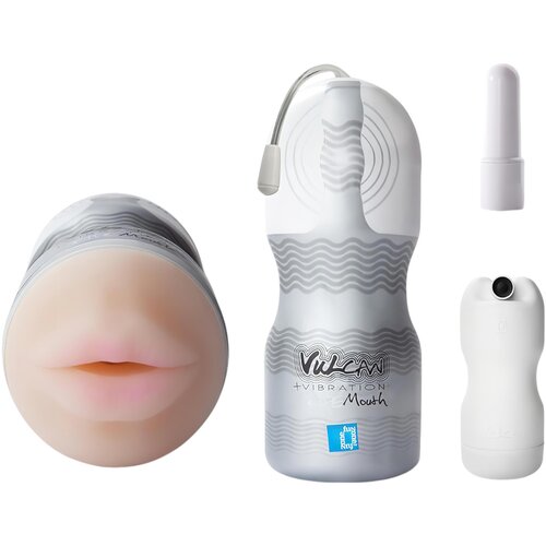 Vulcan Oralni masturbator sa vibro metkom, 15cm, Beli Cene