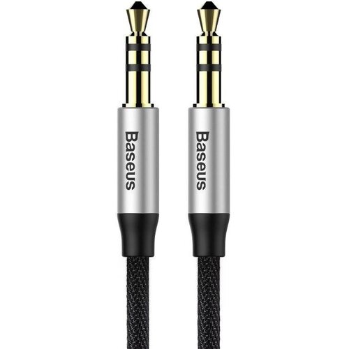 Baseus Yiven Audio Cable mini jack 3,5mm AUX, 1m (črna+srebrna), (20628351) Slike