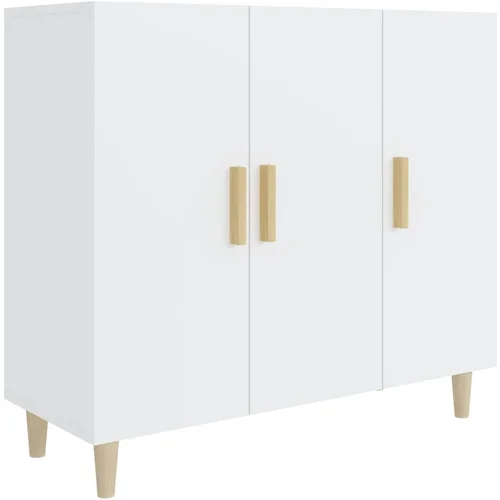 MAISON CHIC Komoda - Predalnik bela 90x34x80 cm konstruiran les, (21716400)