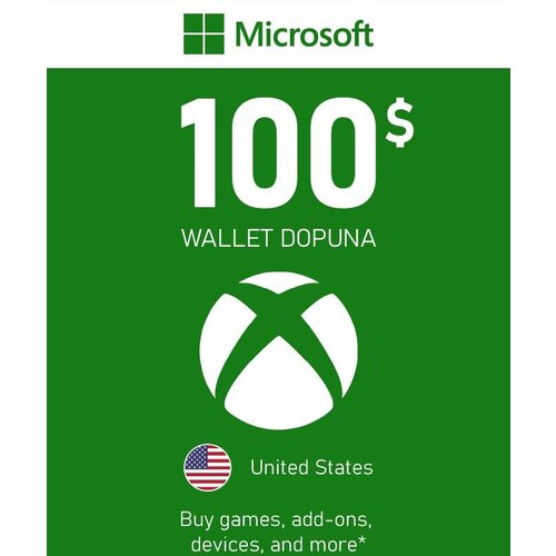 Microsoft xbox dopuna - wallet gift card - 100$ (us) / digital Cene