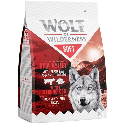 Wolf of Wilderness "Soft - High Valley" - govedina - 5 kg (5 x 1 kg)