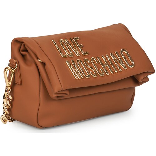Love Moschino Torbice za na ramo BOLD LOVE HAMMERED Kostanjeva Slike