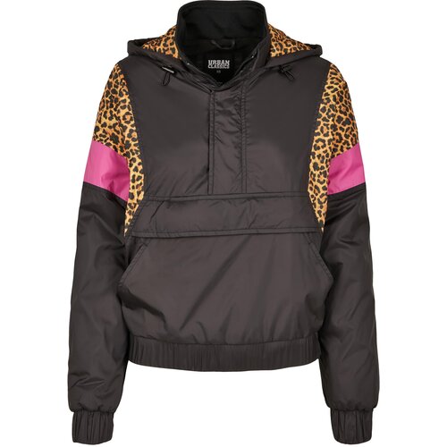 Urban Classics Women&amp;#039;s Jacket AOP Mixed Pull Over Black/leo Slike