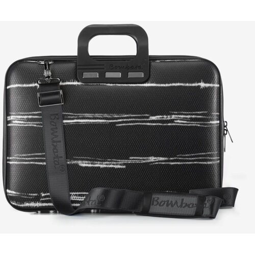 Bombata Torba za laptop 13 Medio Black&amp;amp;White/ crna/bela Slike