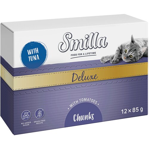 Smilla Deluxe zalogajčići 48 x 85 g - Tuna i rajčica Cijene