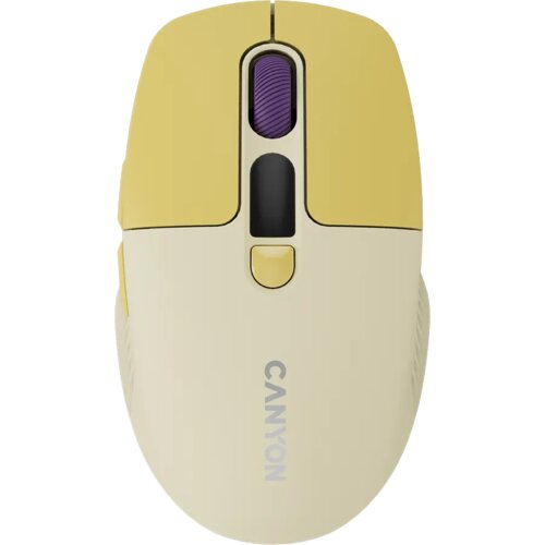 Canyon mouse MW-26 lcd silent dual mode wireless yellow CNS-CMSW26Y Cene