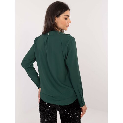 Italy Moda Shirt-DHJ-KS-15260.96-dark green Cene