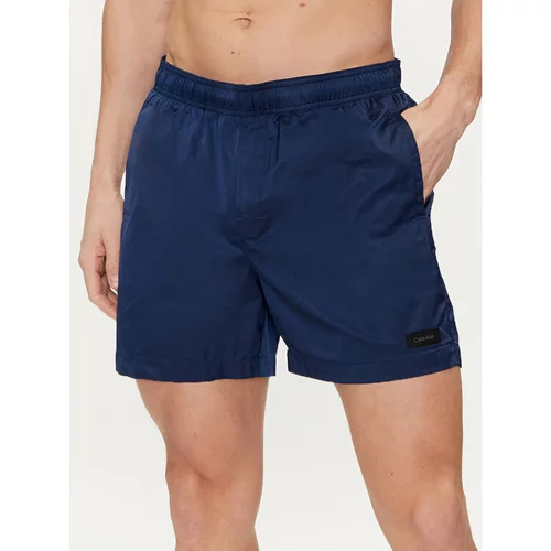 Calvin Klein Swimwear Kopalne hlače KM0KM00939 Mornarsko modra Regular Fit
