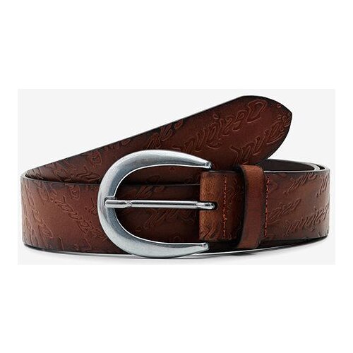 Desigual Pasovi BELT LOGO ONDAS 22WARL04 Kostanjeva Slike