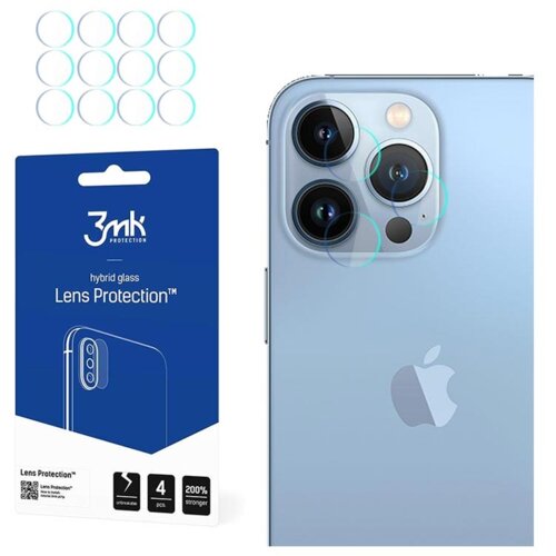 3mk Hibridno steklo za kamero za iPhone 13 Pro / iPhone 13 Pro Max - 4 kos Cene