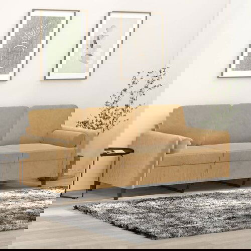 vidaXL Trosjed s ukrasnim jastucima smeđi 180 cm baršunasti Cene